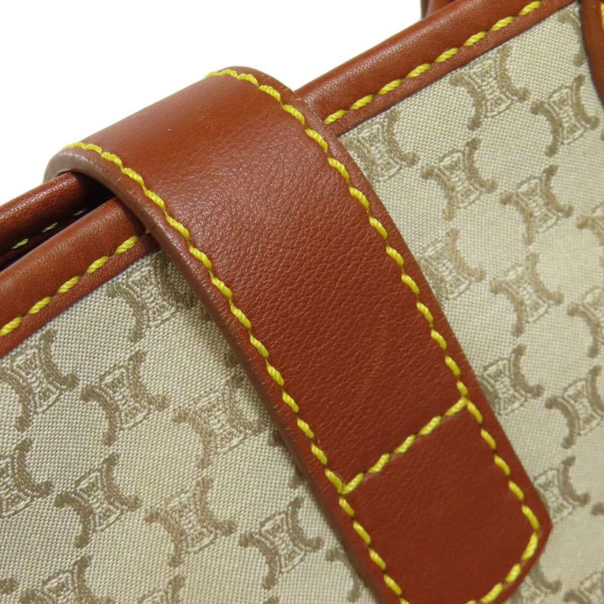 CELINE Macadam pattern Handbag Canvas Ladies [Used]