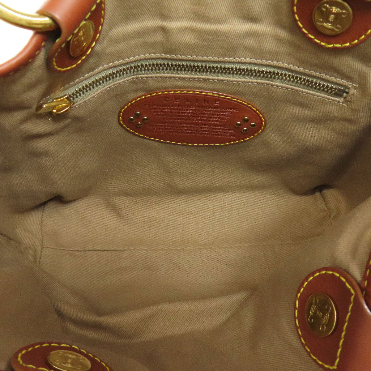 CELINE Macadam pattern Handbag Canvas Ladies [Used]