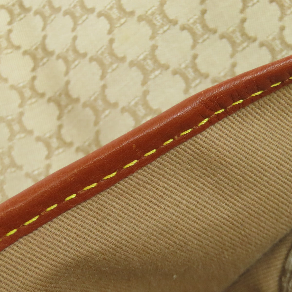 CELINE Macadam pattern Handbag Canvas Ladies [Used]