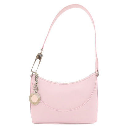 BVLGARI logo Handbag Leather Ladies [Used]