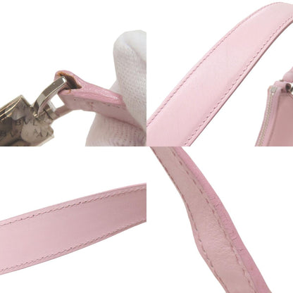 BVLGARI logo Handbag Leather Ladies [Used]