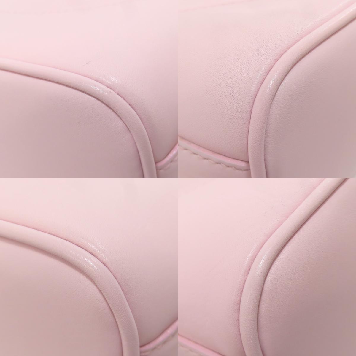 BVLGARI logo Handbag Leather Ladies [Used]