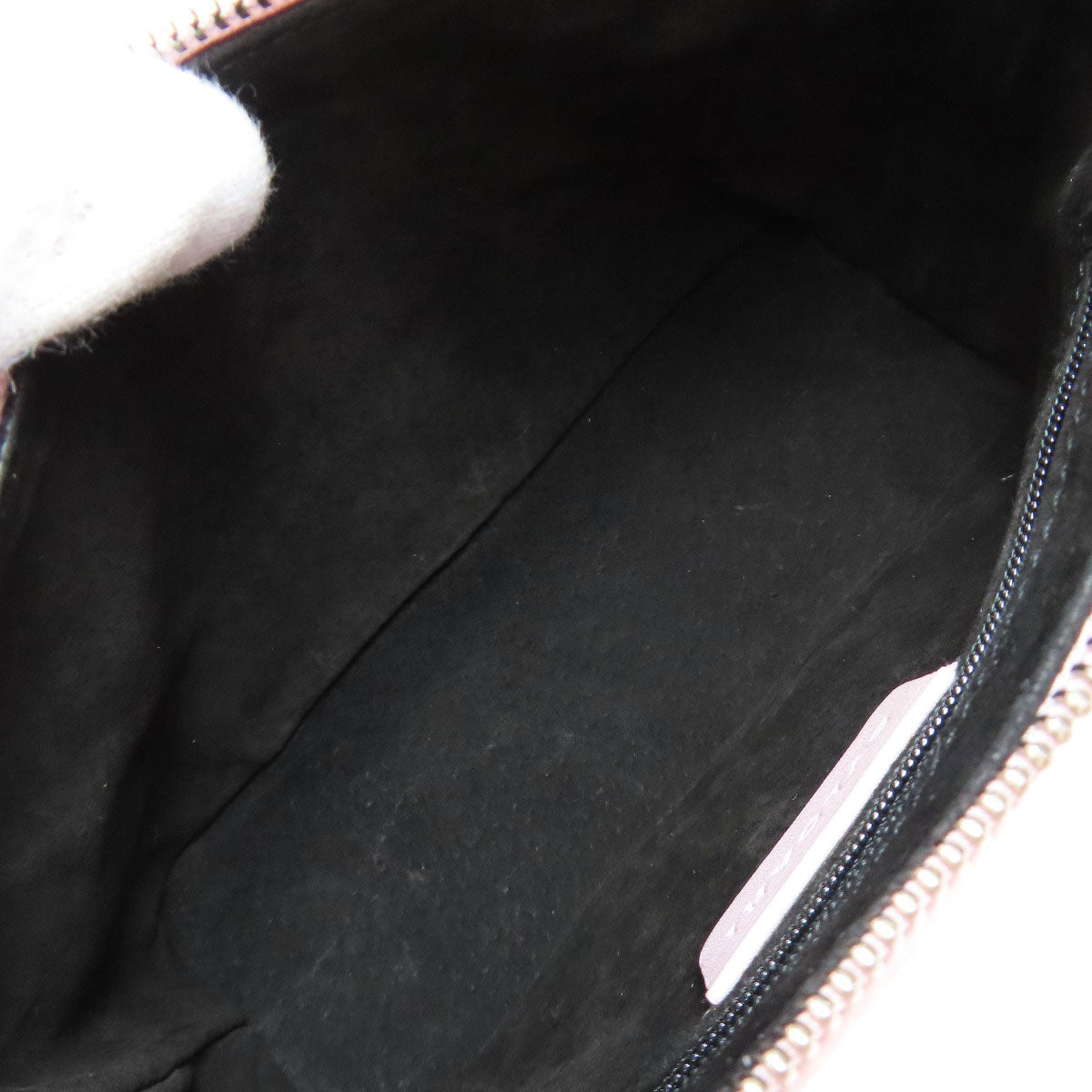 BVLGARI logo Handbag Leather Ladies [Used]