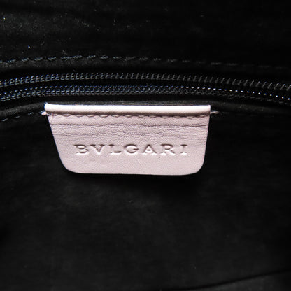 BVLGARI logo Handbag Leather Ladies [Used]