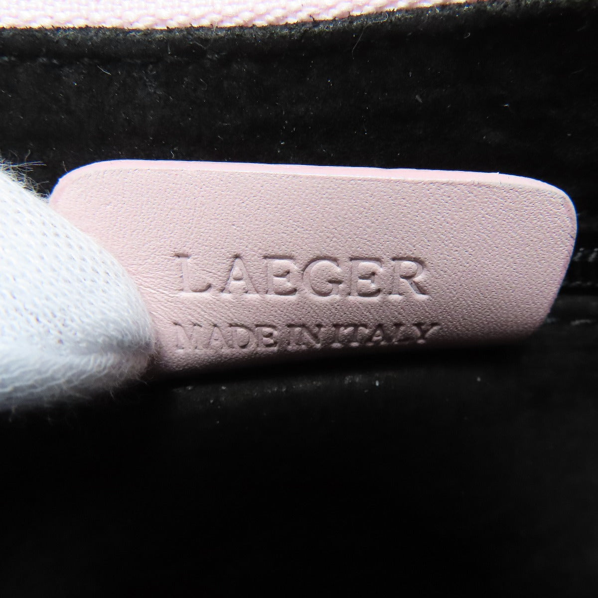 BVLGARI logo Handbag Leather Ladies [Used]