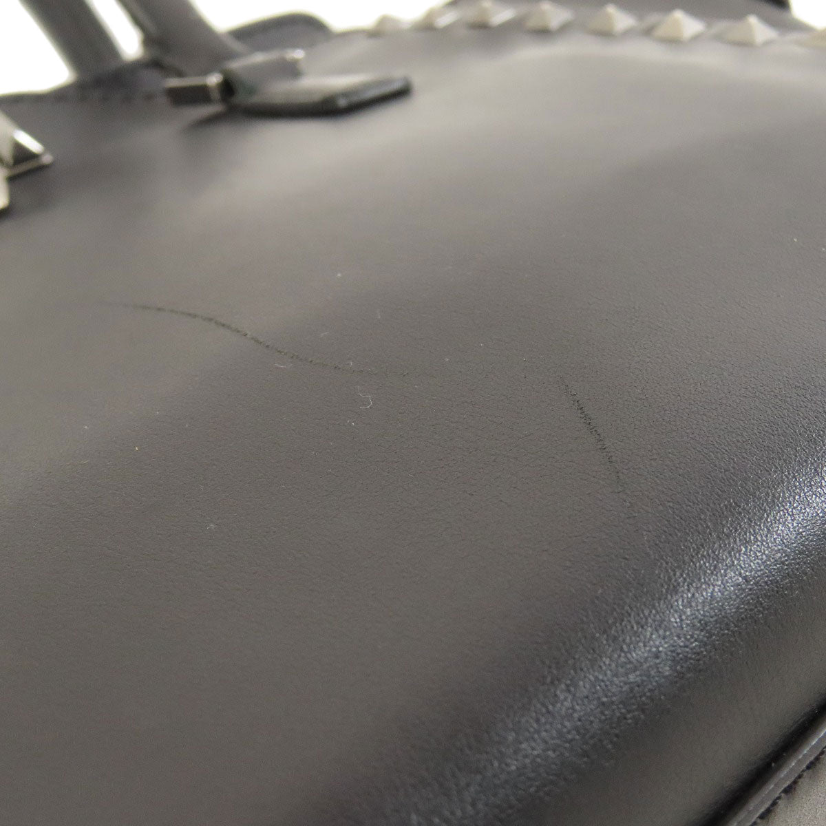 VALENTINO Studs 2WAY Handbag Leather Ladies [Used]