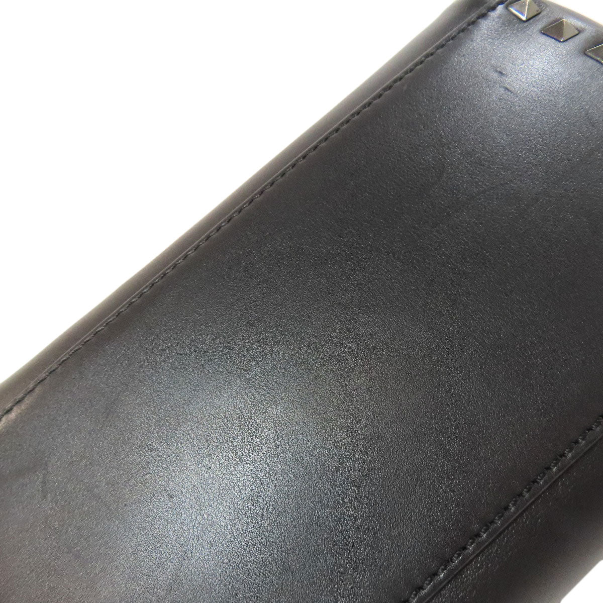 VALENTINO Studs 2WAY Handbag Leather Ladies [Used]