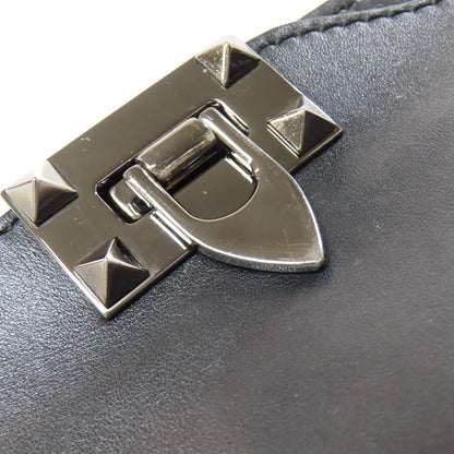 VALENTINO Studs 2WAY Handbag Leather Ladies [Used]