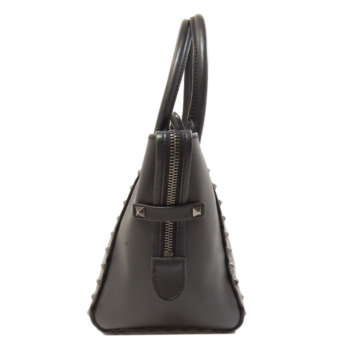 VALENTINO Studs 2WAY Handbag Leather Ladies [Used]
