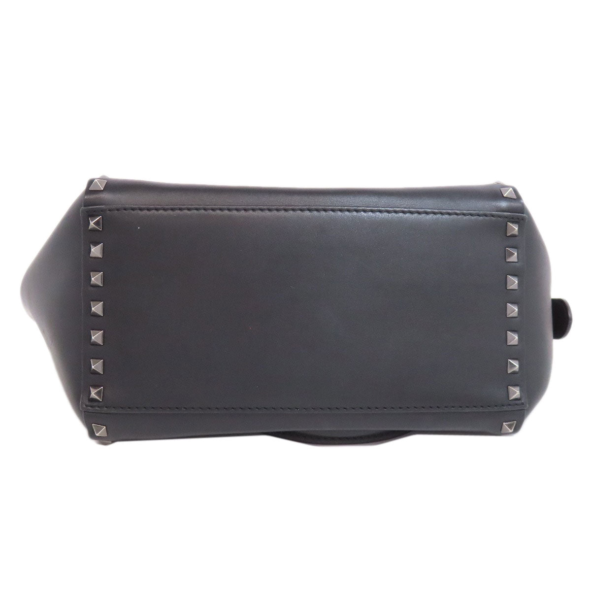 VALENTINO Studs 2WAY Handbag Leather Ladies [Used]