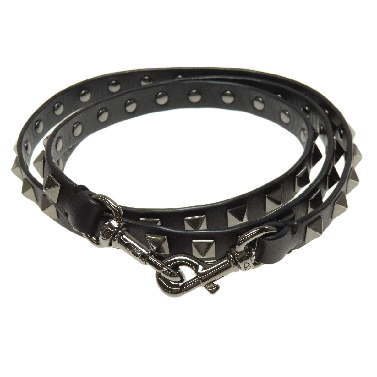 VALENTINO Studs 2WAY Handbag Leather Ladies [Used]