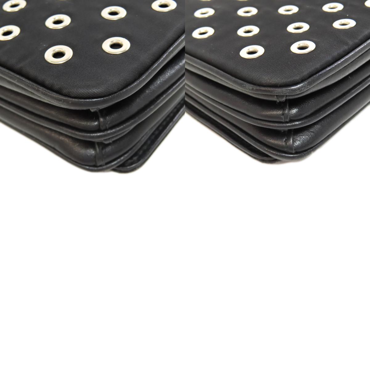 PRADA ChainShoulder Shoulder Bag Calf Ladies [Used]