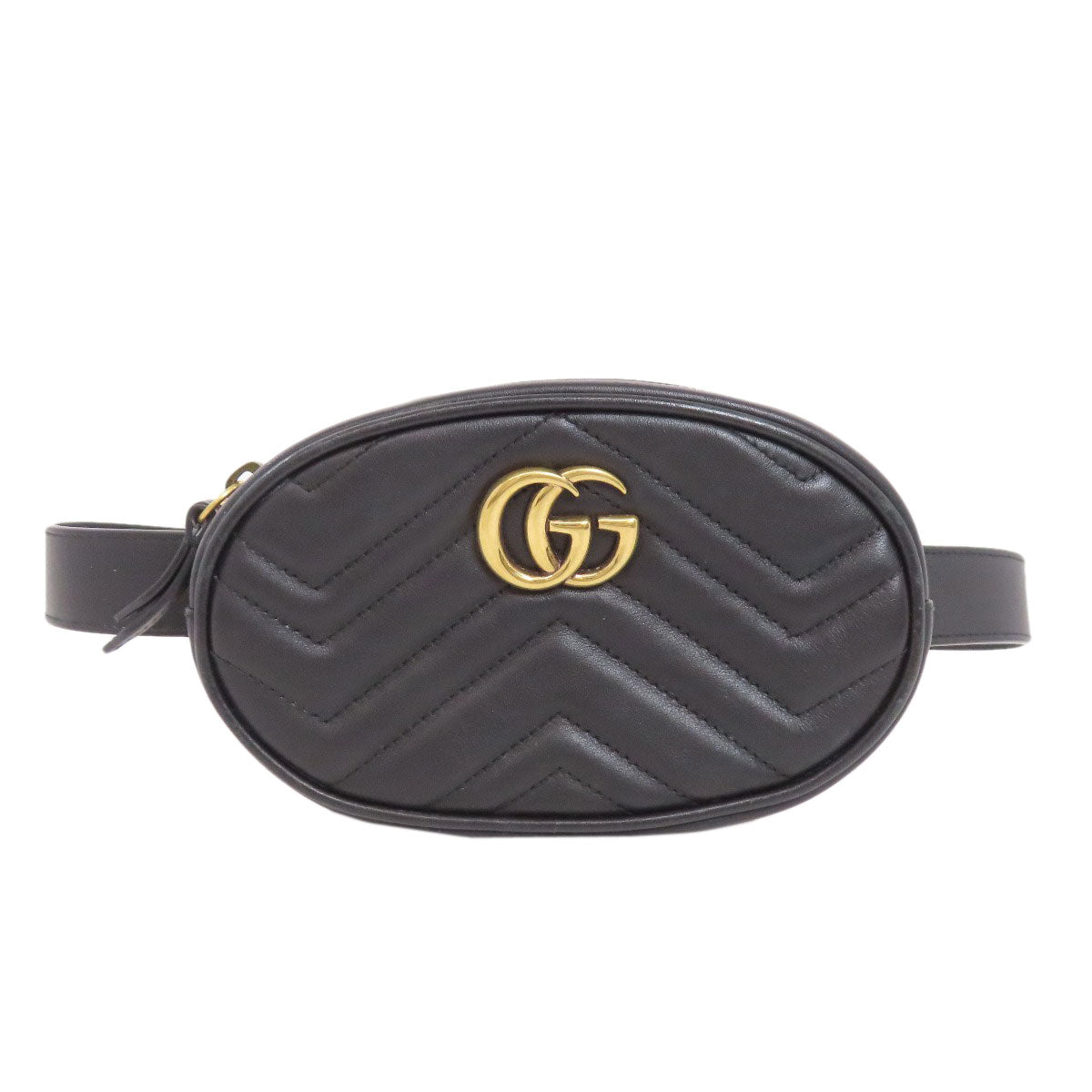 GUCCI 476484 GG Marmont Hip bag, waist bag Calf Ladies [Used]