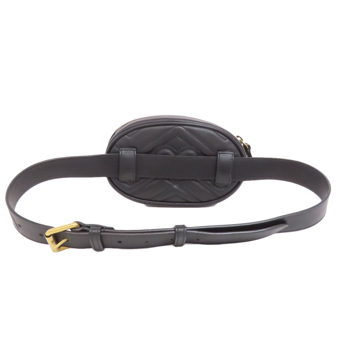 GUCCI 476484 GG Marmont Hip bag, waist bag Calf Ladies [Used]