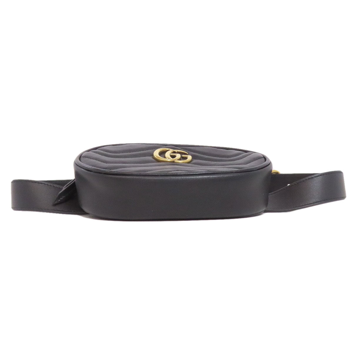 GUCCI 476484 GG Marmont Hip bag, waist bag Calf Ladies [Used]