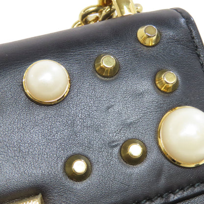 GUCCI 432182 Padlock ChainShoulder Shoulder Bag Calf Ladies [Used]