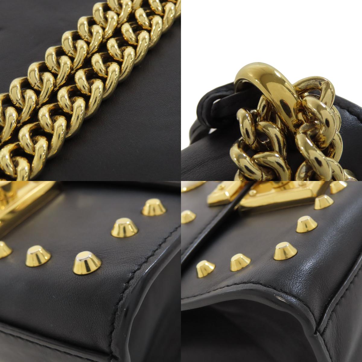 GUCCI 432182 Padlock ChainShoulder Shoulder Bag Calf Ladies [Used]