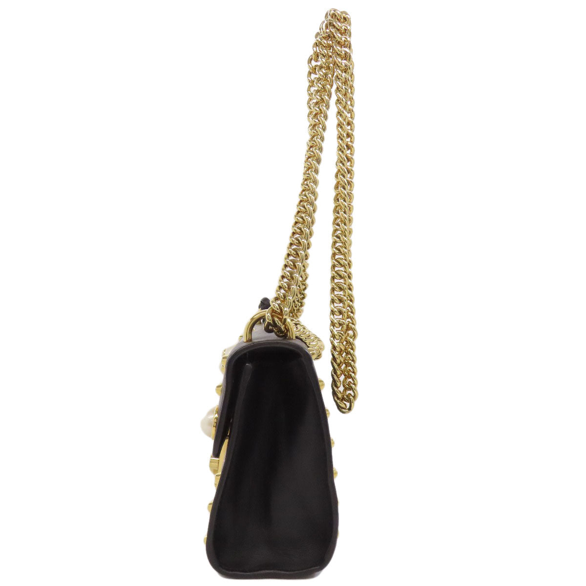 GUCCI 432182 Padlock ChainShoulder Shoulder Bag Calf Ladies [Used]