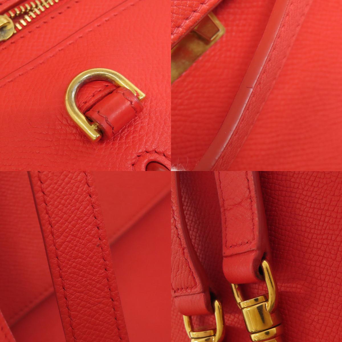 CELINE Belt bag 2WAY Handbag Calf Ladies [Used]