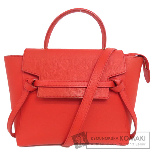 CELINE Belt bag 2WAY Handbag Calf Ladies [Used]