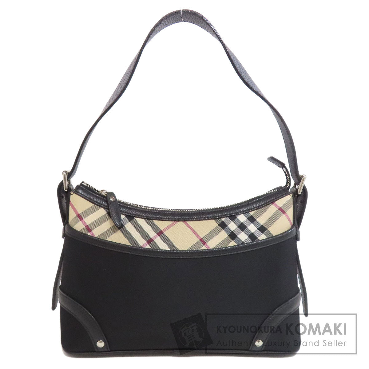 BURBERRY Nova Check one belt Shoulder Bag Nylon Ladies [Used]