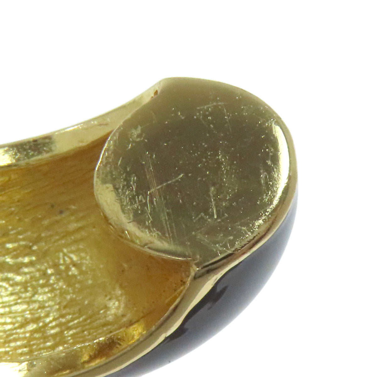 CHRISTIAN DIOR Rhinestone Earring Metal Ladies [Used]