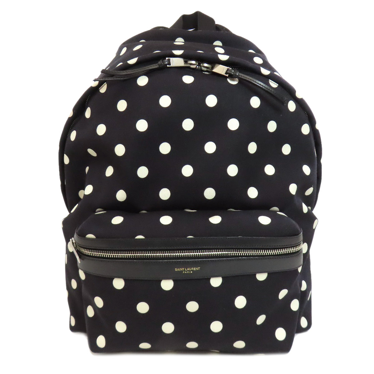 SAINT LAURENT Dot pattern Backpack Â· Daypack Canvas Ladies [Used]