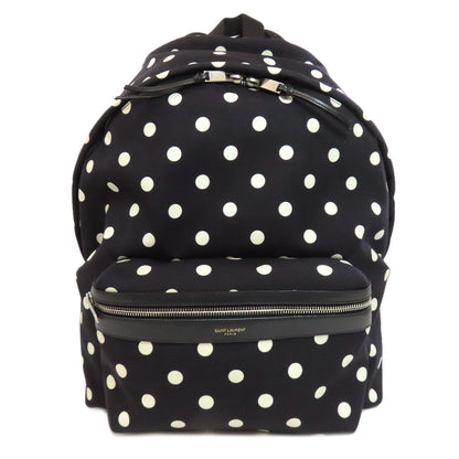 SAINT LAURENT Dot pattern Backpack Â· Daypack Canvas Ladies [Used]