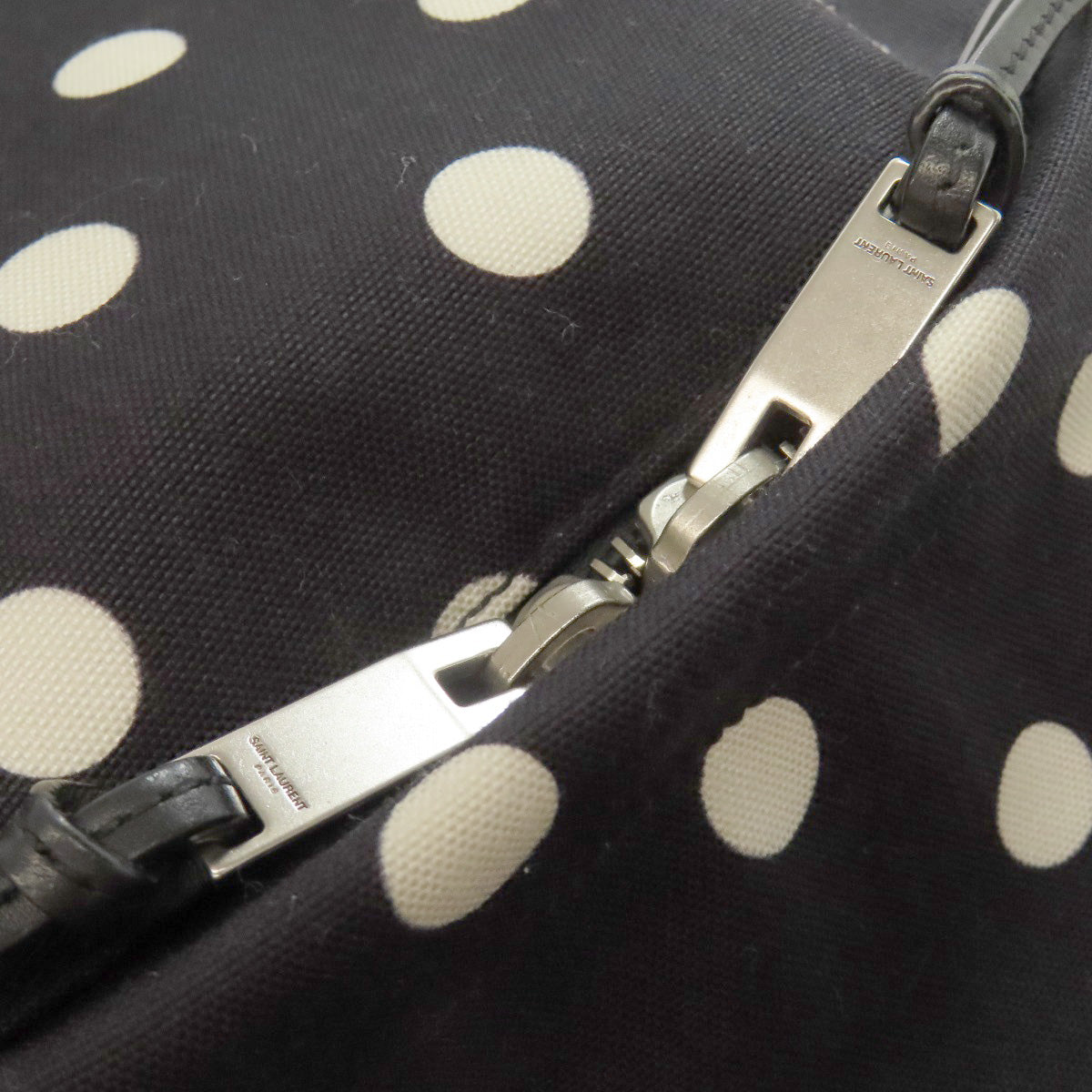 SAINT LAURENT Dot pattern Backpack Â· Daypack Canvas Ladies [Used]