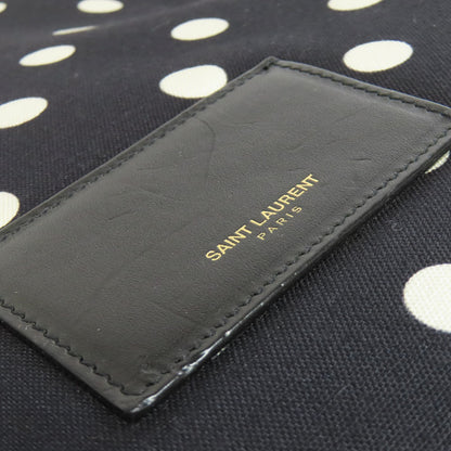 SAINT LAURENT Dot pattern Backpack Â· Daypack Canvas Ladies [Used]