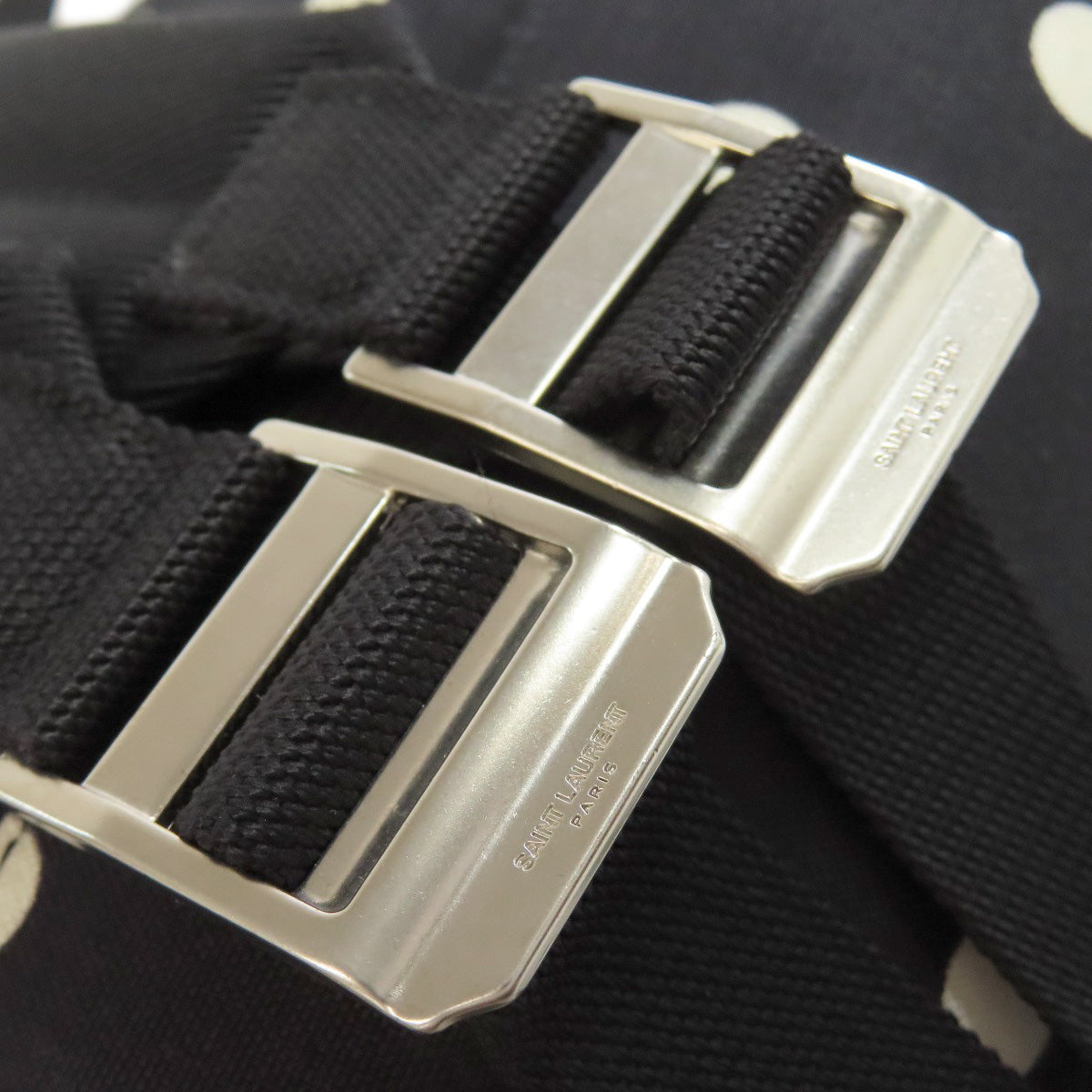 SAINT LAURENT Dot pattern Backpack Â· Daypack Canvas Ladies [Used]