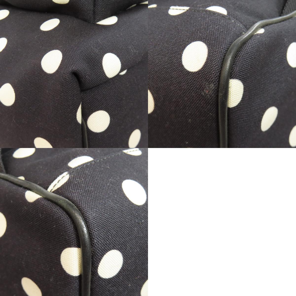 SAINT LAURENT Dot pattern Backpack Â· Daypack Canvas Ladies [Used]