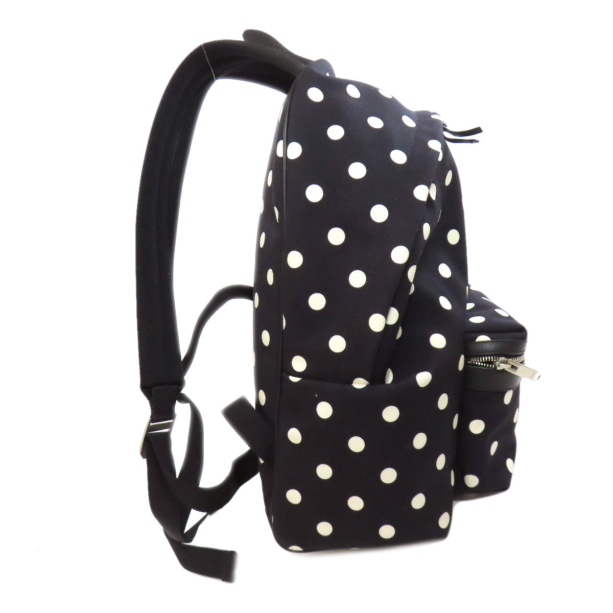 SAINT LAURENT Dot pattern Backpack Â· Daypack Canvas Ladies [Used]