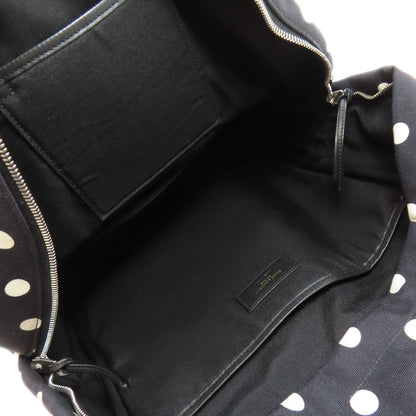 SAINT LAURENT Dot pattern Backpack Â· Daypack Canvas Ladies [Used]