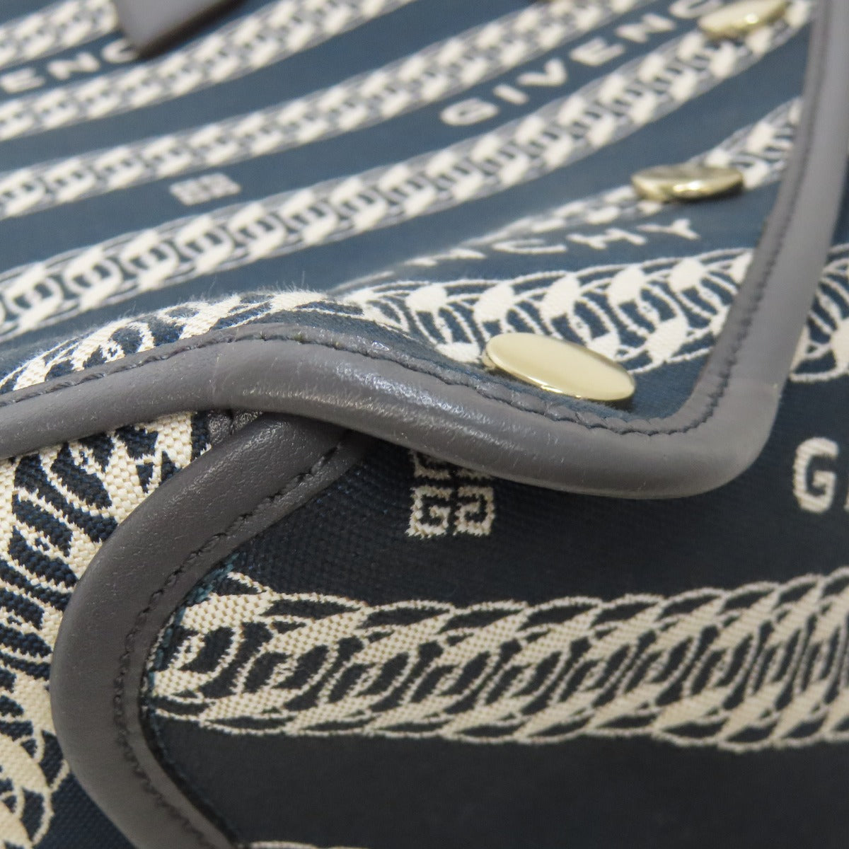 GIVENCHY logo Tote Bag Canvas Ladies [Used]