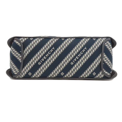 GIVENCHY logo Tote Bag Canvas Ladies [Used]