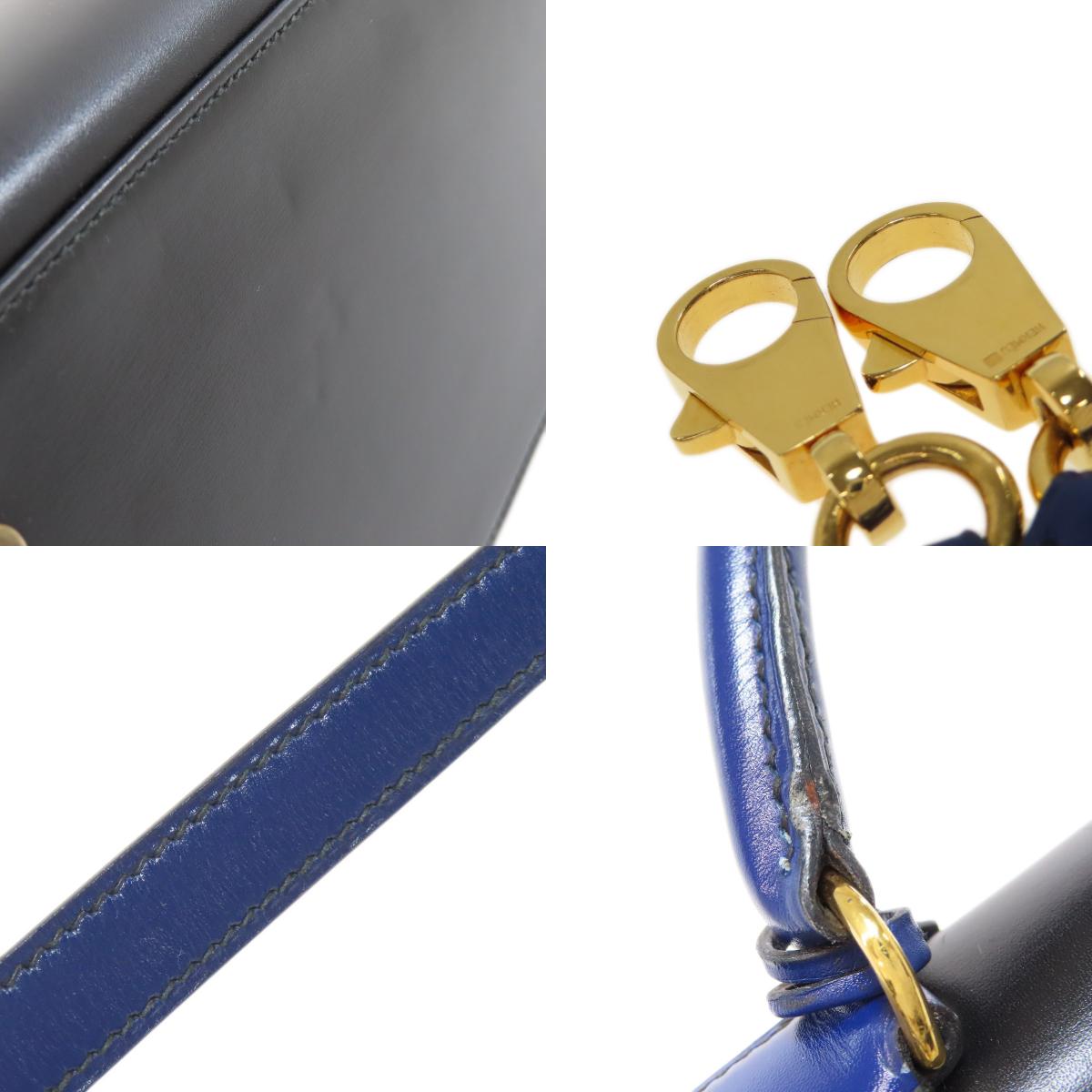 HERMES Kelly 32 Outside Stitching GoldHardware Handbag Box calf Ladies [Used]