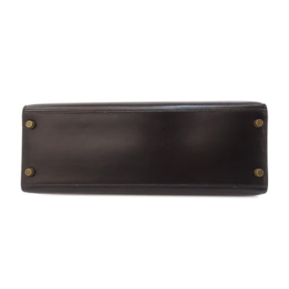 HERMES Kelly 32 Outside Stitching GoldHardware Handbag Box calf Ladies [Used]