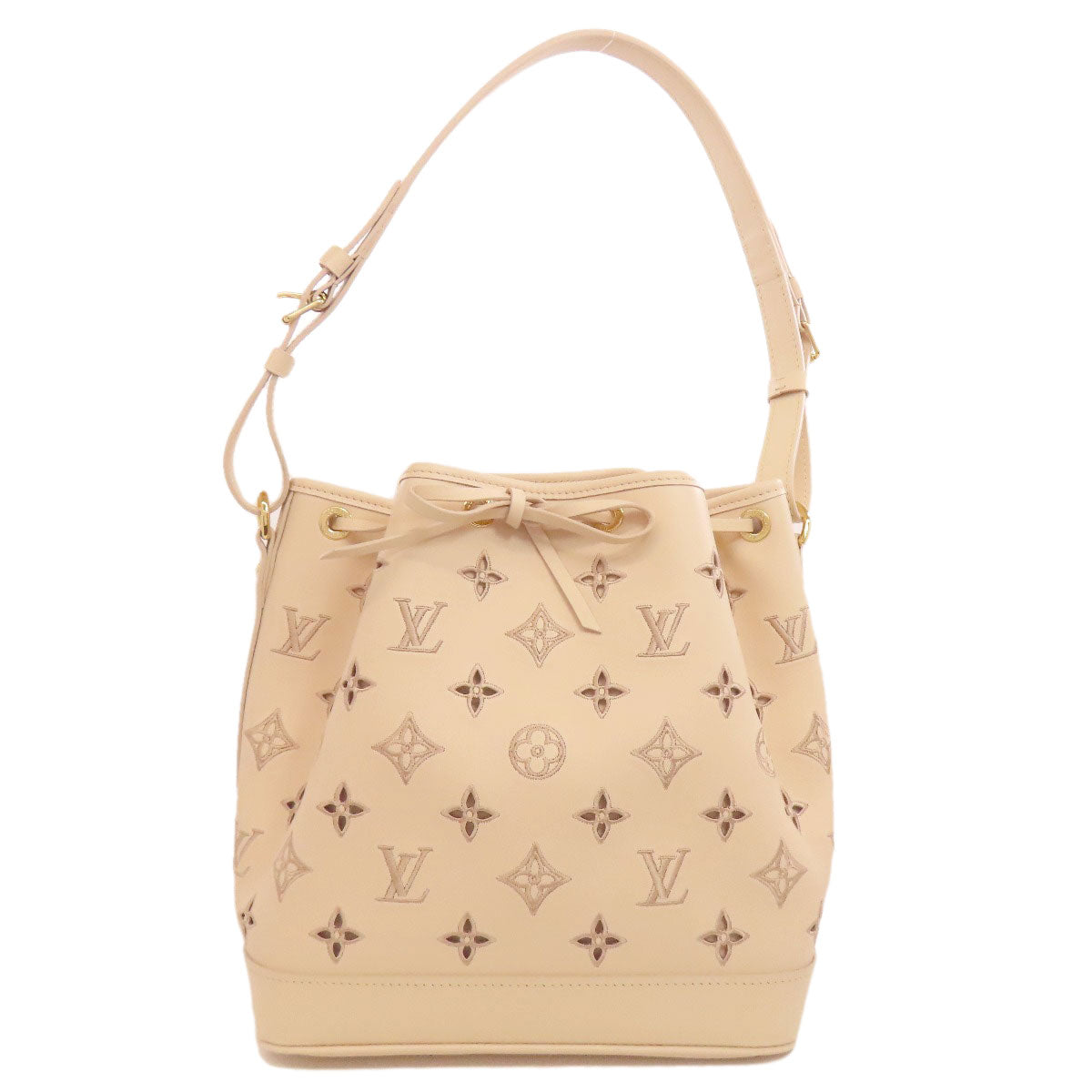 LOUIS VUITTON M22861 Petit Noe Broderie Anglaise Handbag Calf Ladies [Used]