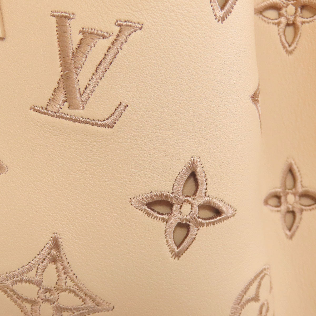 LOUIS VUITTON M22861 Petit Noe Broderie Anglaise Handbag Calf Ladies [Used]