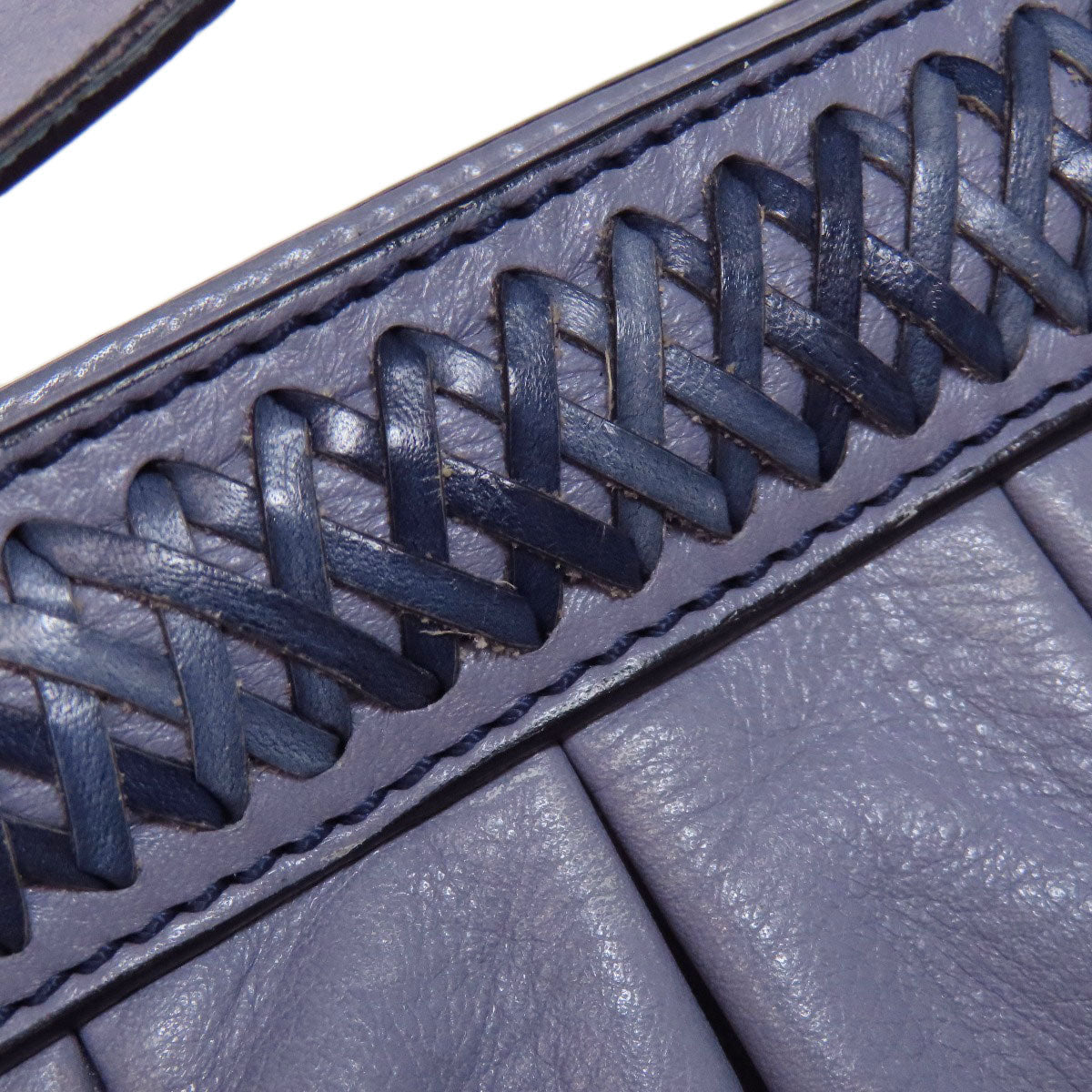 FENDI Stitch one belt Shoulder Bag Leather Ladies [Used]