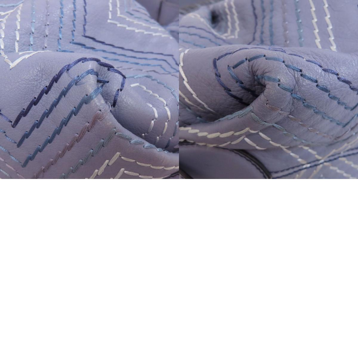 FENDI Stitch one belt Shoulder Bag Leather Ladies [Used]