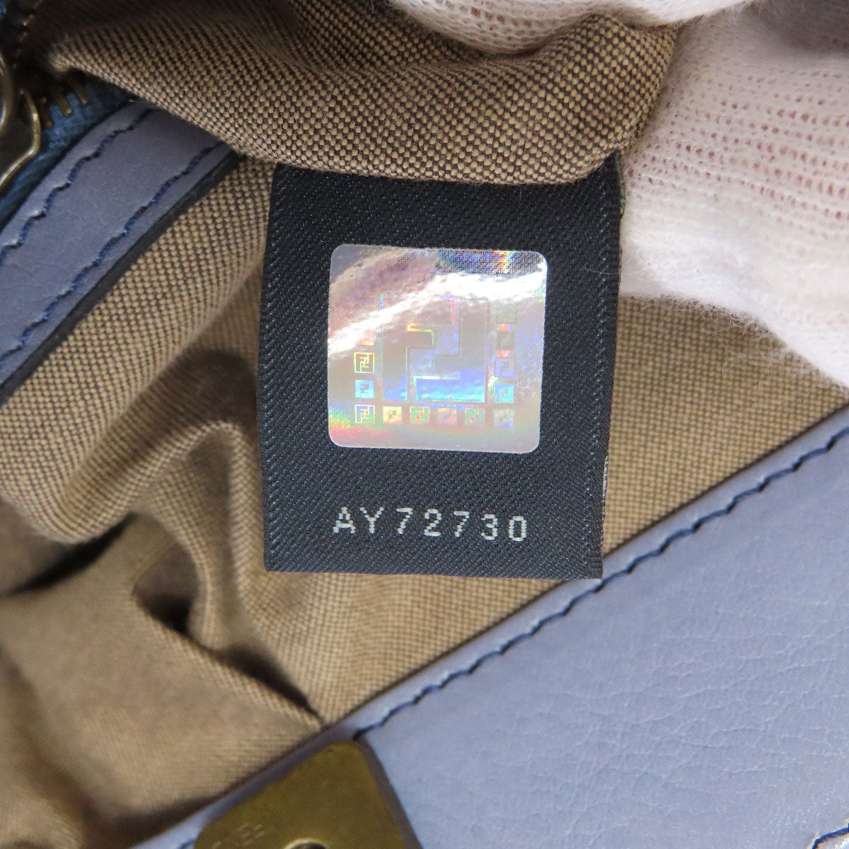 FENDI Stitch one belt Shoulder Bag Leather Ladies [Used]