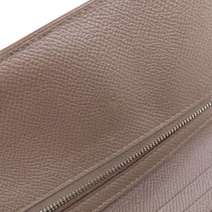 HERMES Bearn Soufflet Ethan SilverHardware Long wallet (with coin pocket) Epsom Ladies [Used]