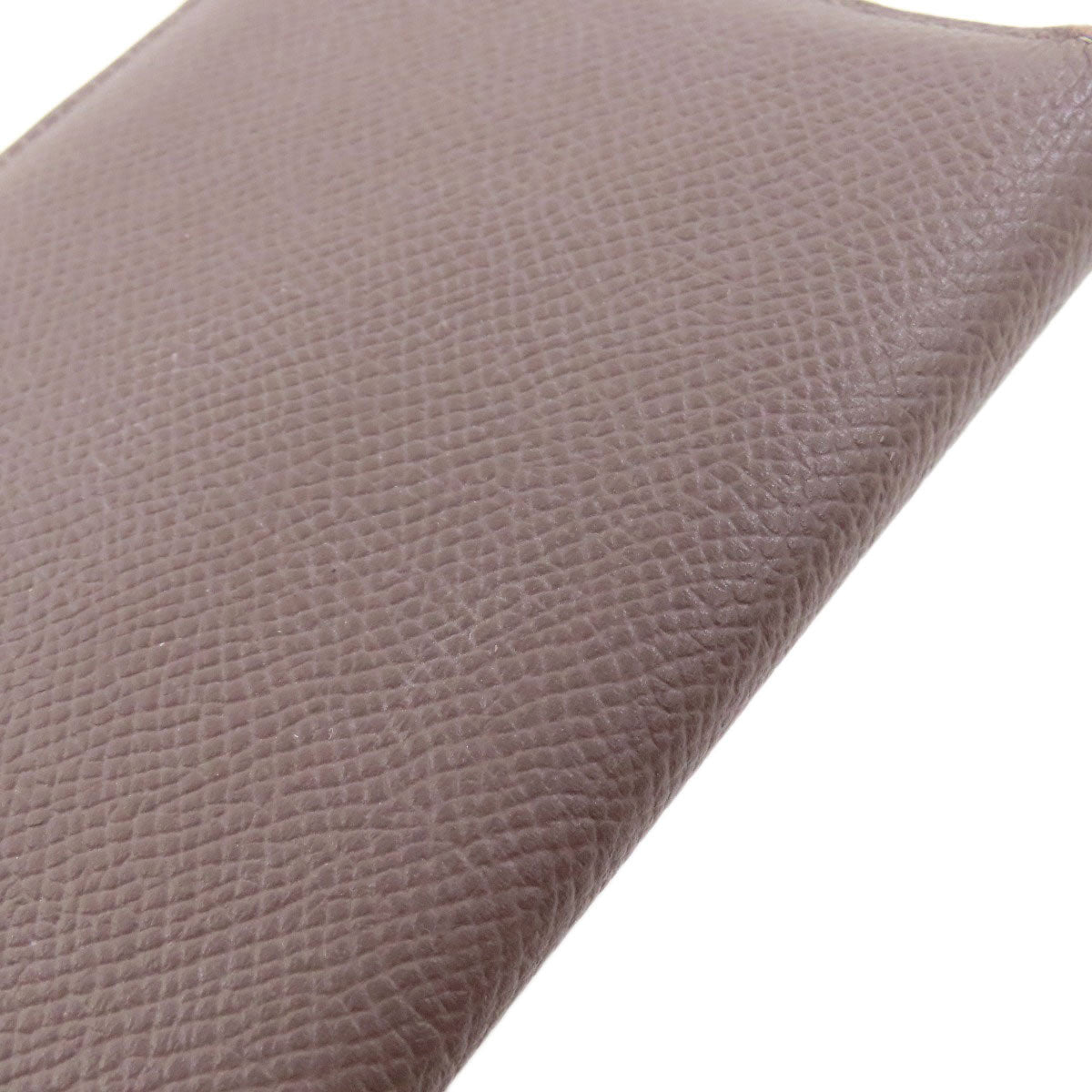 HERMES Bearn Soufflet Ethan SilverHardware Long wallet (with coin pocket) Epsom Ladies [Used]