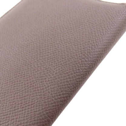 HERMES Bearn Soufflet Ethan SilverHardware Long wallet (with coin pocket) Epsom Ladies [Used]