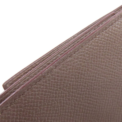 HERMES Bearn Soufflet Ethan SilverHardware Long wallet (with coin pocket) Epsom Ladies [Used]