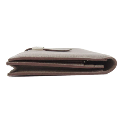 HERMES Bearn Soufflet Ethan SilverHardware Long wallet (with coin pocket) Epsom Ladies [Used]