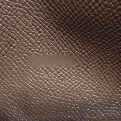 HERMES Bearn Soufflet Ethan SilverHardware Long wallet (with coin pocket) Epsom Ladies [Used]