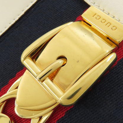グッチ 460881 シルヴィ 2WAY ハンドバッグ カーフ レディース 【中古】【GUCCI】
